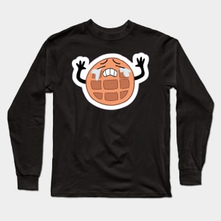 Sad Waffle Long Sleeve T-Shirt